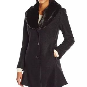 Kensie Winter Coat with Removable Fur